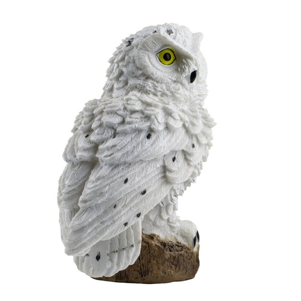 Coruja Luminaria Solar Jardim Quintal Casa Decoraçao Enfeite Multiuso Luz LED Resistente Escultura Aves