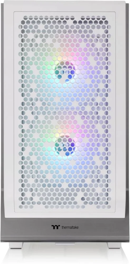 Imagem 2 de 5 do produto Gabinete Gamer Thermaltake Ceres 300 Tg ARGB Snow, Mid Tower, Vidro Temperado, E-atx, White, Sem Fonte, Com 3 Fans, Ca-1y2-00m6wn-00