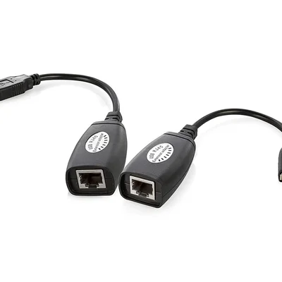 Extensor Usb Via Cabo Rede Ethernet Rj45