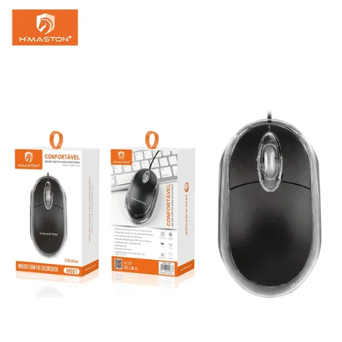 Imagem 2 de 4 do produto Mouse Com Fio Simples Ms01 H'maston