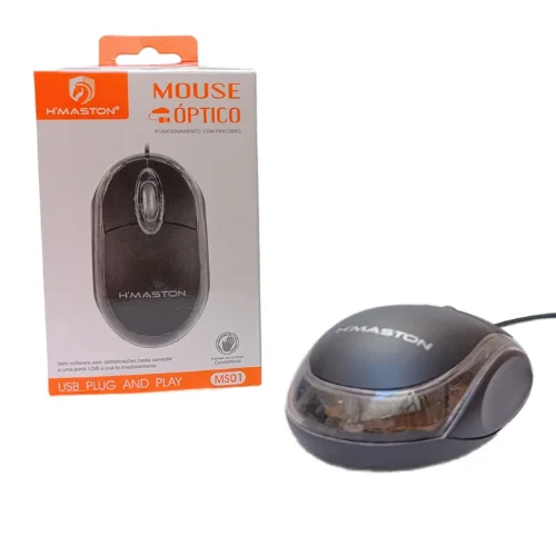 Imagem 4 de 4 do produto Mouse Com Fio Simples Ms01 H'maston