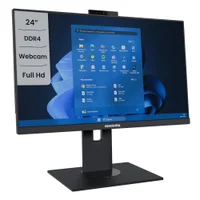 "Computador All In One Concórdia Core i5 10400t 8GB Ddr4  SSD 240GB 23.8"" Full Hd  Webcam Wifi Freedos"