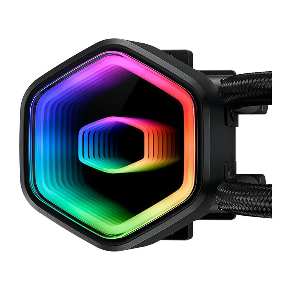 Water Cooler Cooler Master Masterliquid 360 Core Ii, Fans 120mm, ARGB, 3 Fans, Amd, Intel, Preto 7