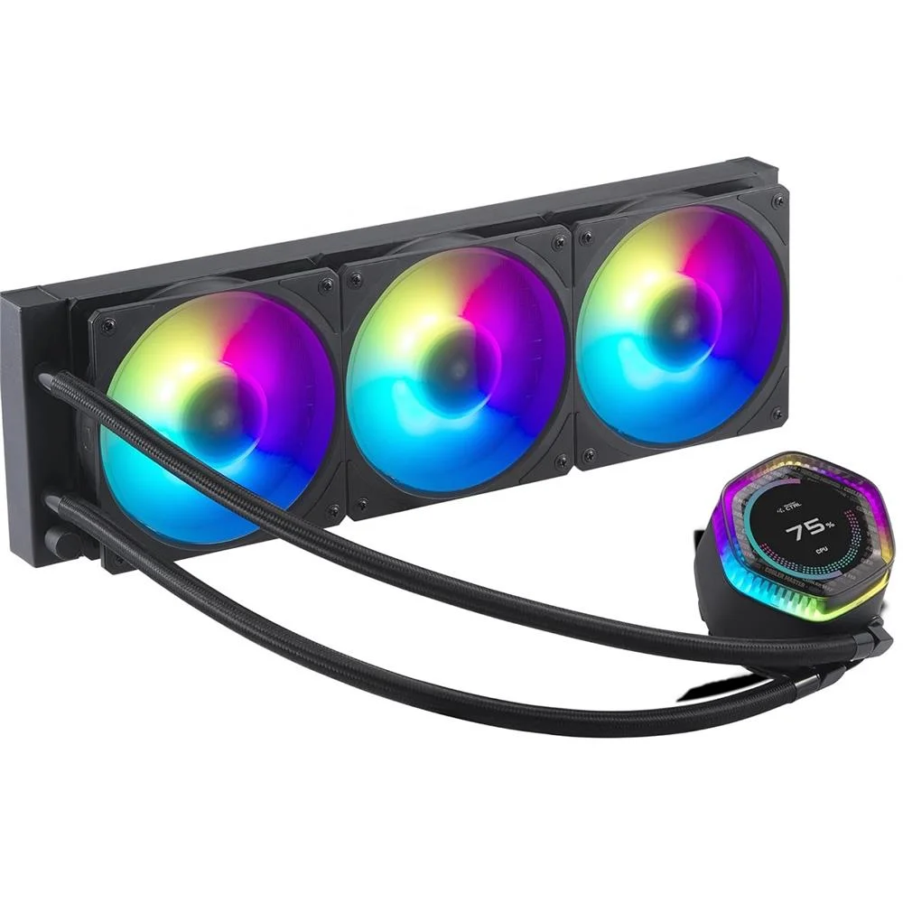 Imagem 3 de 3 do produto Water Cooler Cooler Master Masterliquid 360 Ion, Fans 120mm, Intel, Amd, 3 Fans, 120mm, ARGB, Preto