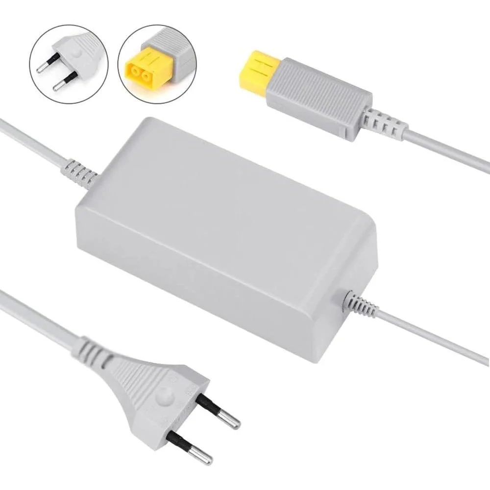 Fonte De Energia Ac Adaptador Bivolt 100/240v Compatível Para Console Nintendo Wii U