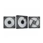 Kit Cooler K-mex ARGB Aaua Infinity3d 3 Coolers 120 Mm Com Controladora 3