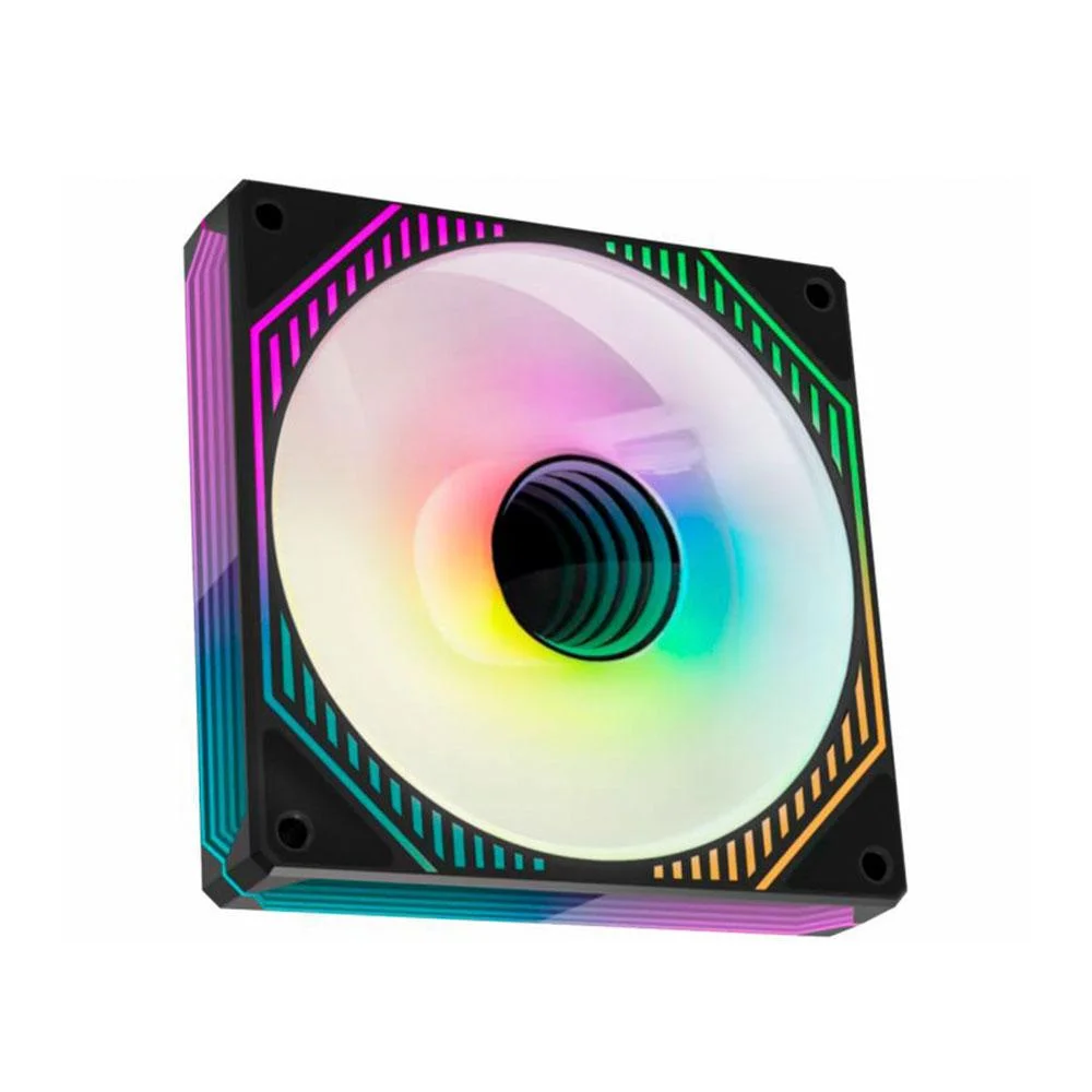 Imagem 3 de 4 do produto Kit Cooler K-mex ARGB Aaua Infinity3d 3 Coolers 120 Mm Com Controladora