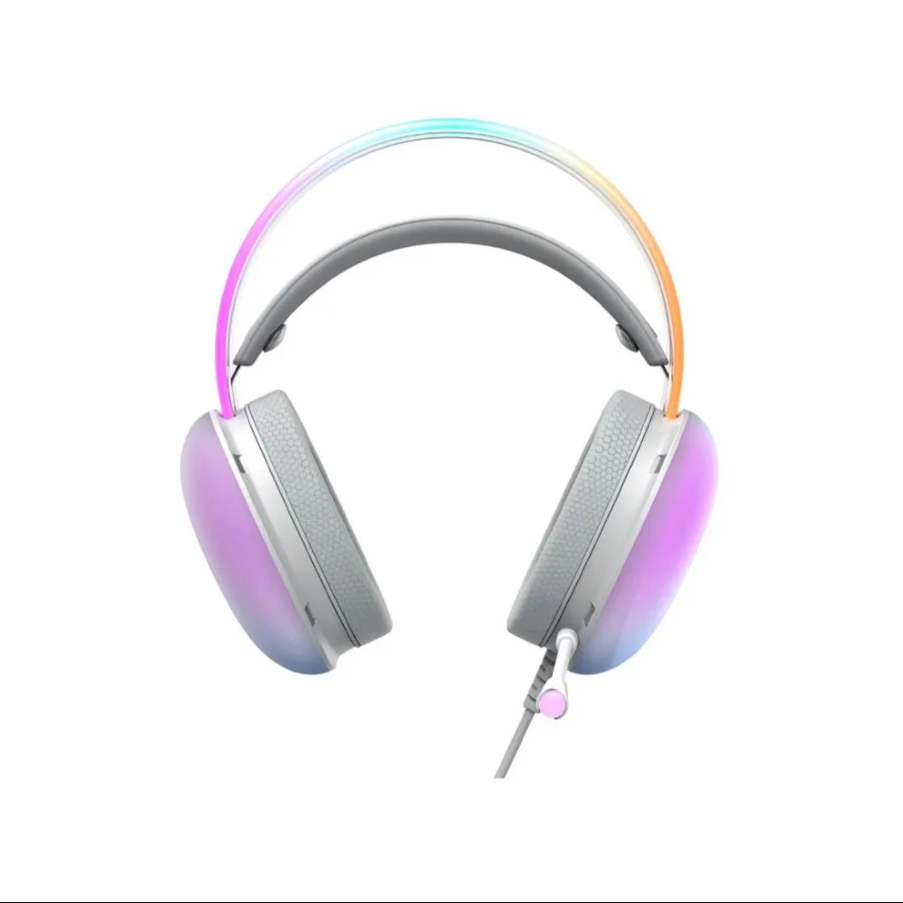Headset Gamer Havit Gamenote H2037d RGB Branco Headset Gamer Havit Gamenote H2037d RGB Branco