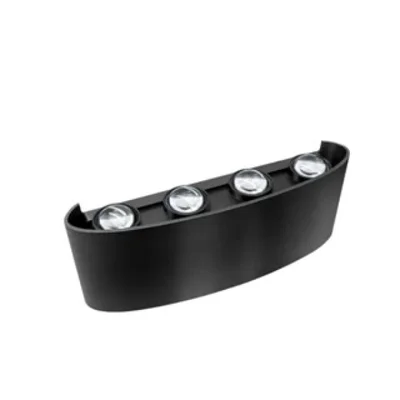 Iluminária Arandela LED De Sobrepor 8w Luz Amarelada 3000k Bivolt