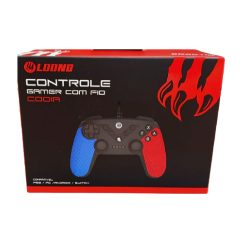 Controle Para PC Mouse Ps3 Android E Nintendo Switch Com Fio Loong