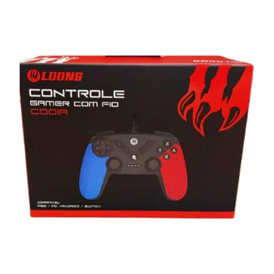 Controle Para PC Mouse Ps3 Android E Nintendo Switch Com Fio Loong