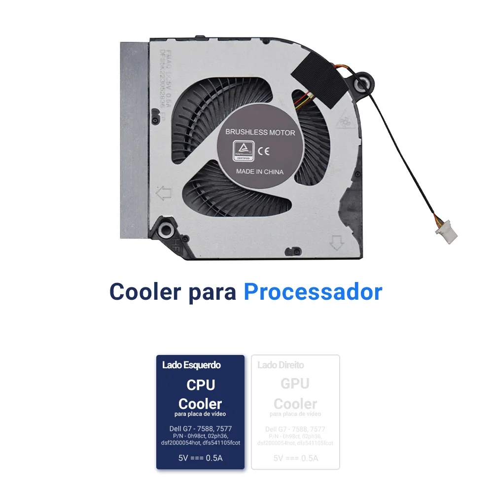 Cooler Para Notebook Acer Nitro An515-56 Cpu