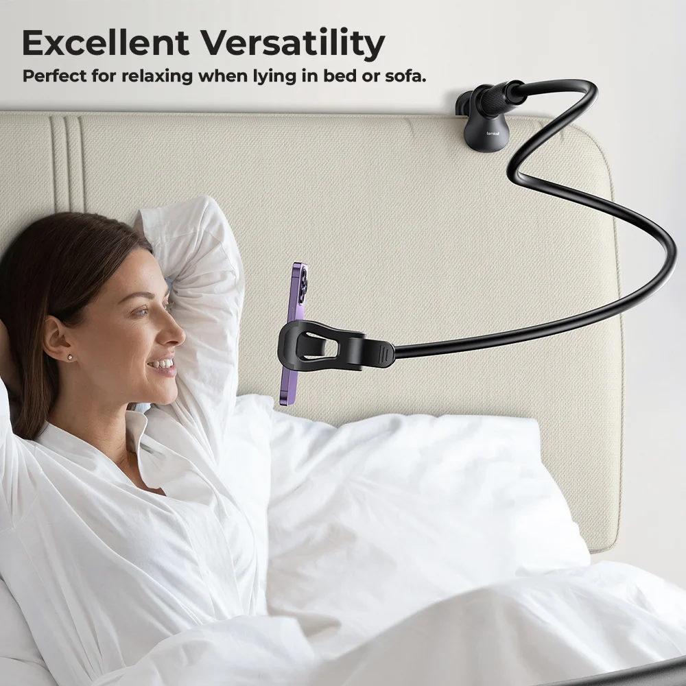 Imagem 3 de 5 do produto Lamicall Gooseneck Phone Holder Black Stgp01