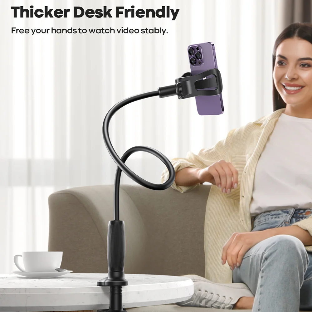 Imagem 4 de 5 do produto Lamicall Gooseneck Phone Holder Black Stgp01