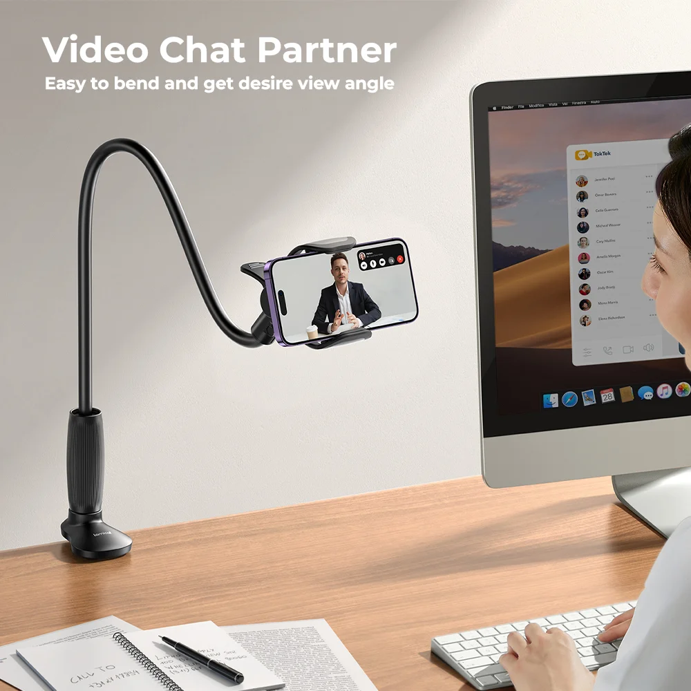 Imagem 5 de 5 do produto Lamicall Gooseneck Phone Holder Black Stgp01
