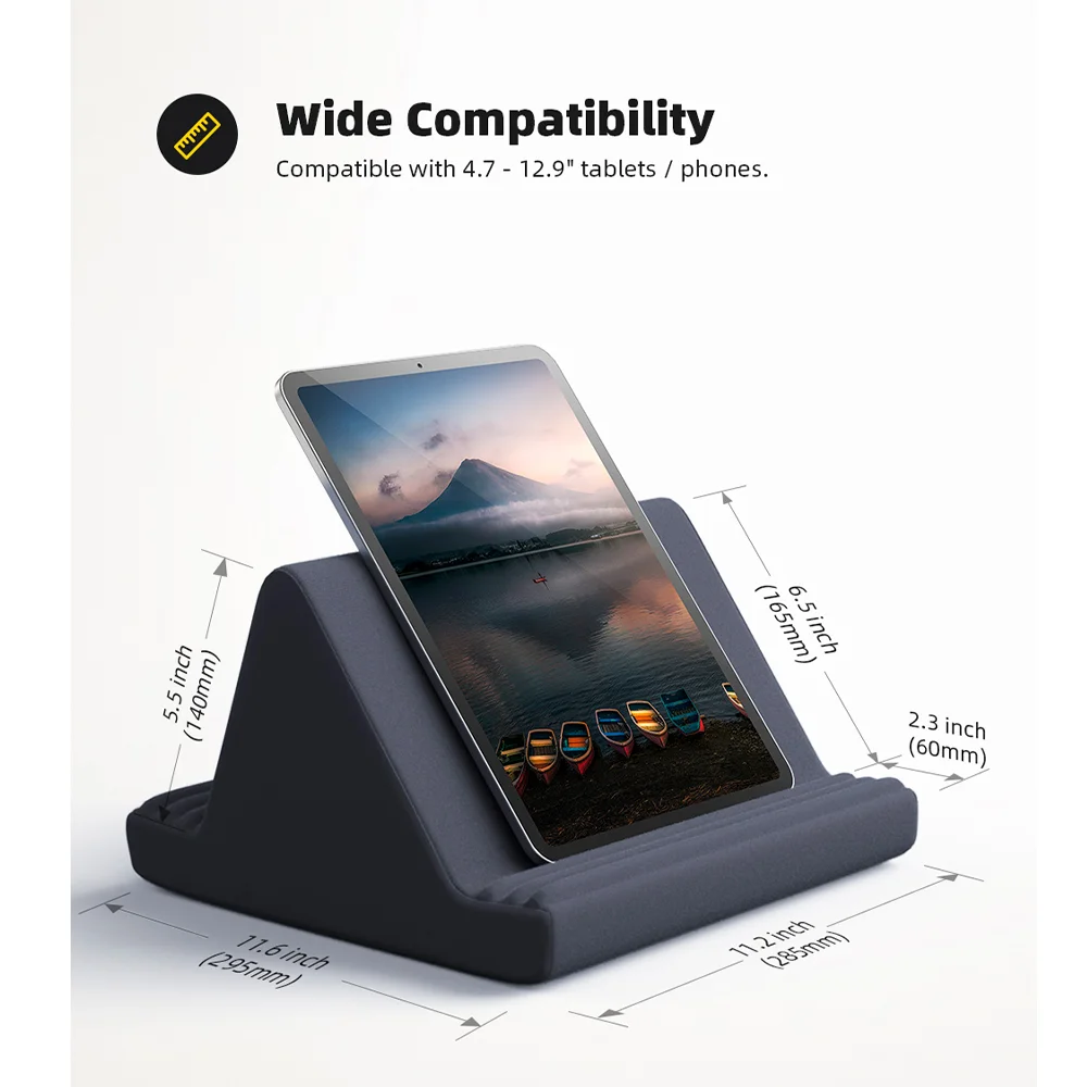 Imagem 2 de 5 do produto Lamicall Pillow Tablet Stand Pl01 Gray