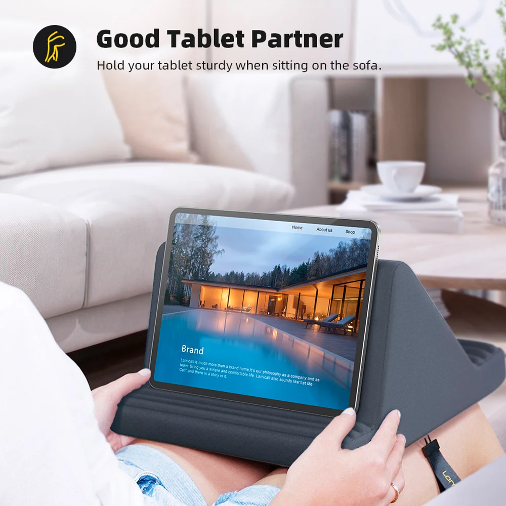 Imagem 5 de 5 do produto Lamicall Pillow Tablet Stand Pl01 Gray