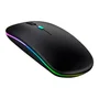 Mouse Sem Fio Recarregável Bluetooth Usb, Ergonômico Plug & Play Portátil