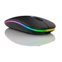 Mouse Sem Fio Recarregável Bluetooth Usb, Ergonômico Plug & Play Portátil