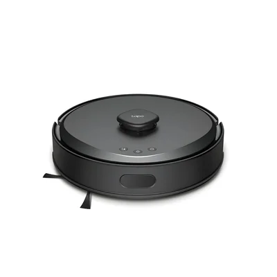 Robô Aspirador De Pó E Mop Tp-link Tapo Rv30 Max Aspira Passa Pano Hiper Sucção Smart Bivolt Preto