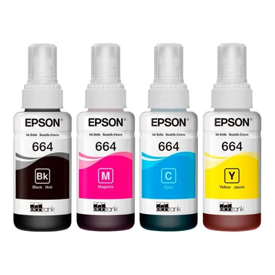 Kit 4 Refil Epson T644 4 Cores