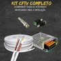 Kit 8 Câmeras Segurança Intelbras 1220b Full Hd 2mp Dvr 08 Canais Com Hd 500gb