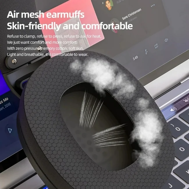 Imagem 2 de 5 do produto Headset Wireless Smailwolf L80, Microfone Removível, Bluetooth, 2.4ghz