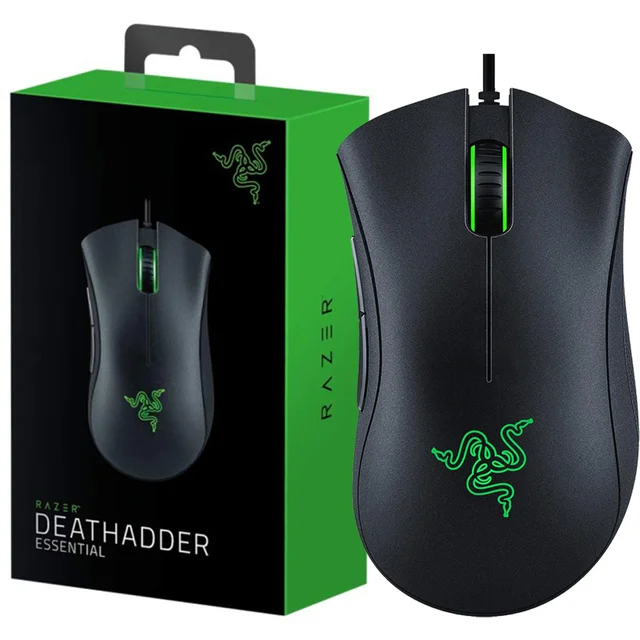 Imagem 5 de 5 do produto Mouse Gamer Ergonômico Razer Deathadder Essential, Com Fio, 6400 Dpi, 5 Botões.