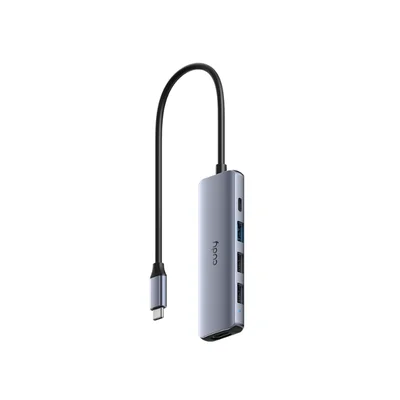 Hub Usb-c Cudy Uh405 5 Em 1 Usb HDMI 4k Pd 100w Usb-a Até 5gbps - Uh405 V1.0