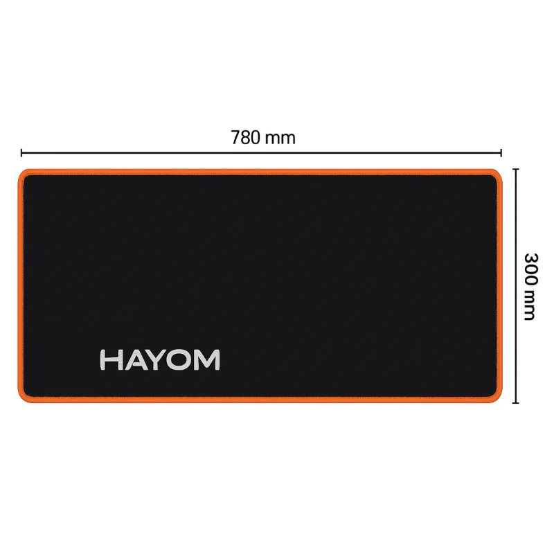Mousepad Gamer Hayom Ai1021 300 X 780mm Antiderrapante Preto - Ai1021 Mousepad Gamer Hayom Ai1021 300 X 780mm Antiderrapante Preto - Ai1021