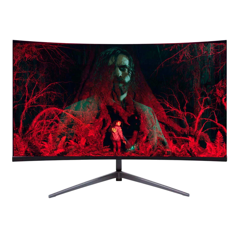 Computador PC Gamer Intel Core i9 11ª Geração 64gb Ram, Nvme 1TB, RTX 5060, Monitor 24" 165hz Curvo Com Áudio - Preto - view 2