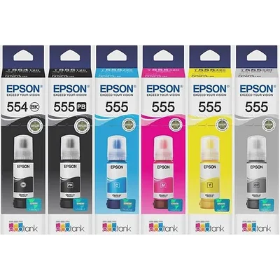 Kit C/6 Refil De Tinta Epson T554/555