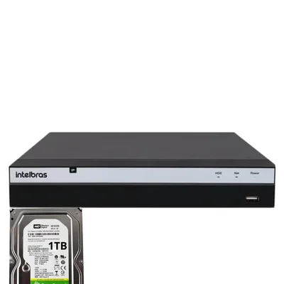 Gravador Intelbras Nvd 3316 16 Canais Full Hd Ip 4k Nvd 3316 C/hd