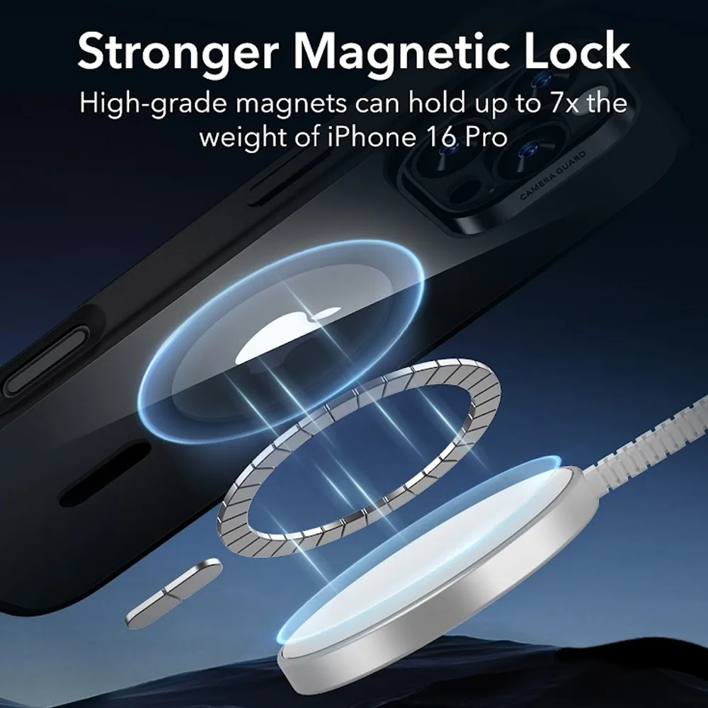 Imagem 4 de 5 do produto Esr Classic Hybrid Iphone 16 Pro Clear Black 1a76903