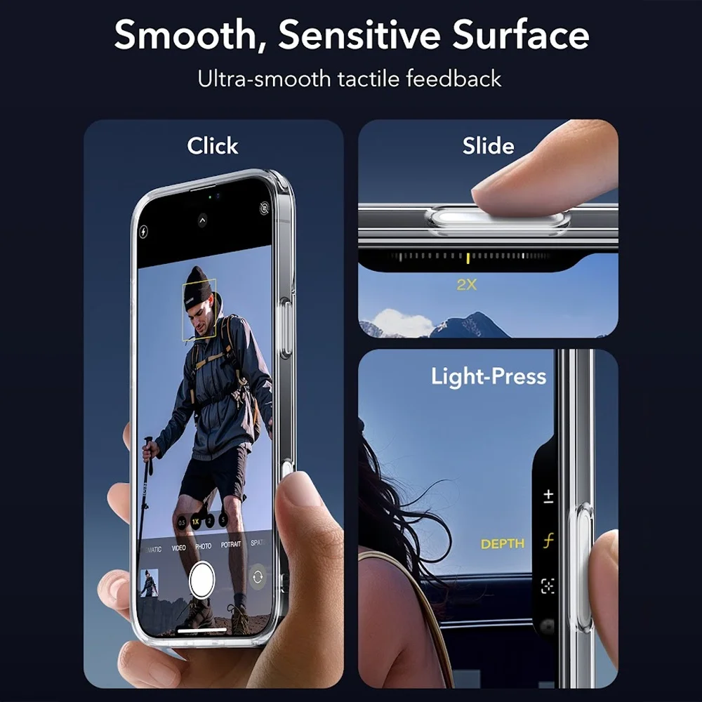 Imagem 3 de 5 do produto Esr Classic Hybrid Camera Control Buttoniphone 16 Plus Clear 1a817001