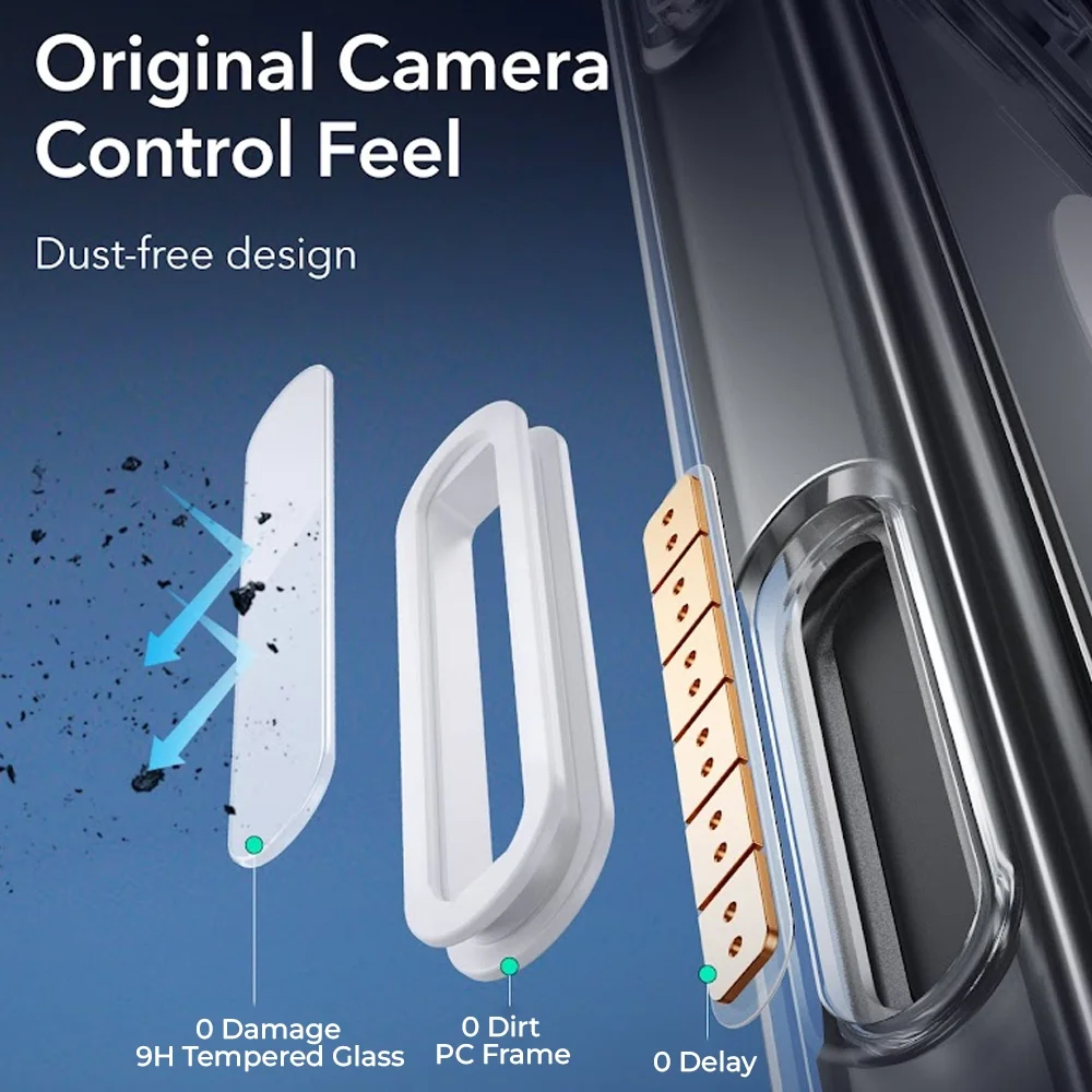 Imagem 5 de 5 do produto Esr Classic Hybrid Camera Control Buttoniphone 16 Plus Clear 1a817001