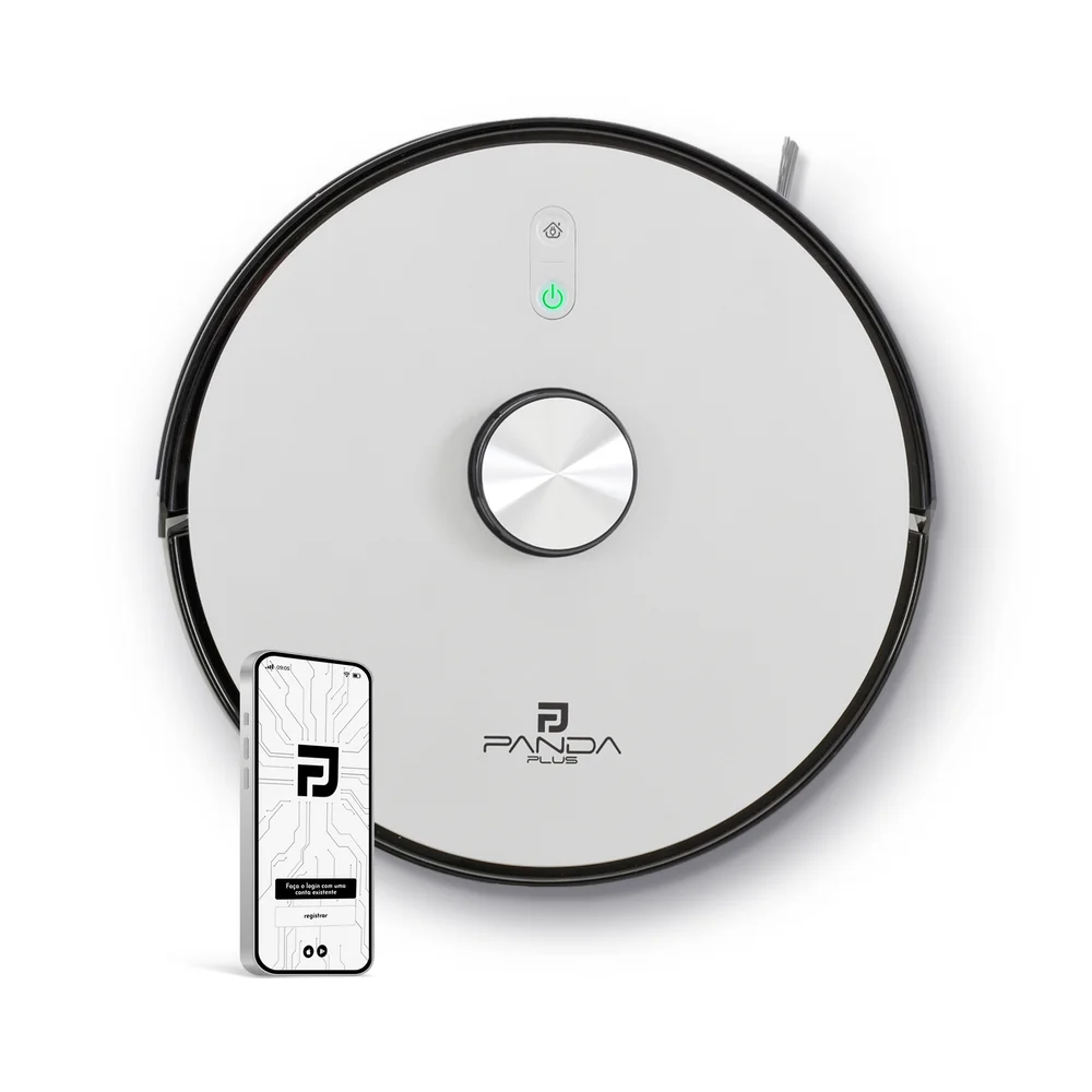 Robô Aspirador De Pó Inteligente Amg-r3 Pro 3 Em 1 Varre, Aspira E Passa Pano Com Mapeamento A Laser Lds, Compatível Com Alexa E Google, Wi-fi, App E Controle Remoto Panda Plus Bivolt Robô Aspirador De Pó Inteligente Amg-r3 Pro 3 Em 1 Varre, Aspira E Passa Pano Com Mapeamento A Laser Lds, Compatível Com Alexa E Google, Wi-fi, App E Controle Remoto Panda Plus Bivolt