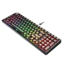 Teclado Gamer Havit Kb875l Mecânico Switch Red Rgb Preto Idioma Inglês Us