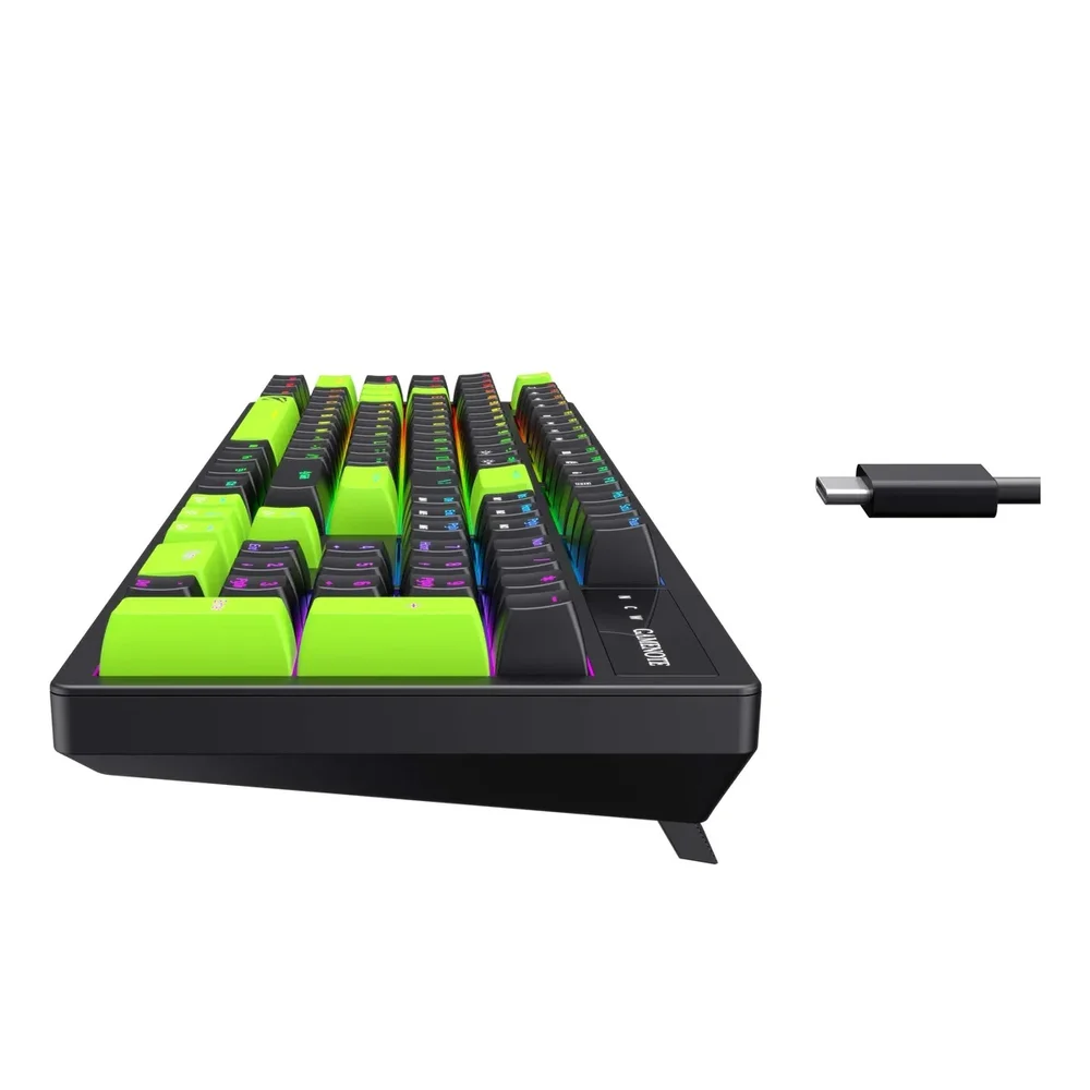 Imagem 2 de 5 do produto Teclado Gamer Mecânico Havit Kb-893l Rgb Preto Idioma Inglês Internacional