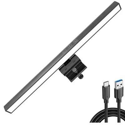 Luminária LED Para monitor E notebooks Iluminação Regulável