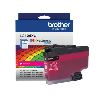 Cartucho De Tinta Brother Lc406xlms Lc406xlm Magenta Mfcj6955dw Mfcj5955dw Mfcj4535dw | 5k