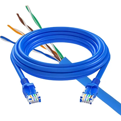 Cabo De Rede Ethernet Patch Cord Rj45 Cat5e Utp- 5 Metros