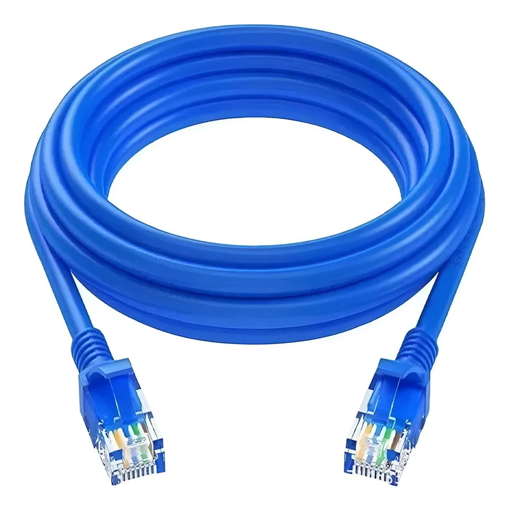 Imagem 4 de 5 do produto Cabo De Rede Ethernet Patch Cord Rj45 Cat5e Utp- 10 Metros