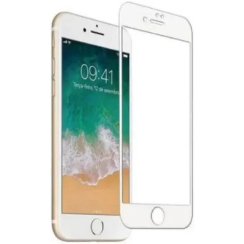 Imagem 1 de 4 do produto Película De Cerâmica Compatível Iphone 6g /7g /8g /se2020 Cor Branco