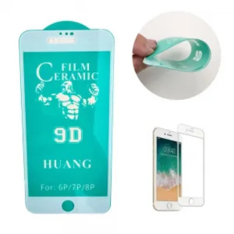 Imagem 3 de 4 do produto Película De Cerâmica Compatível Iphone 6g /7g /8g /se2020 Cor Branco