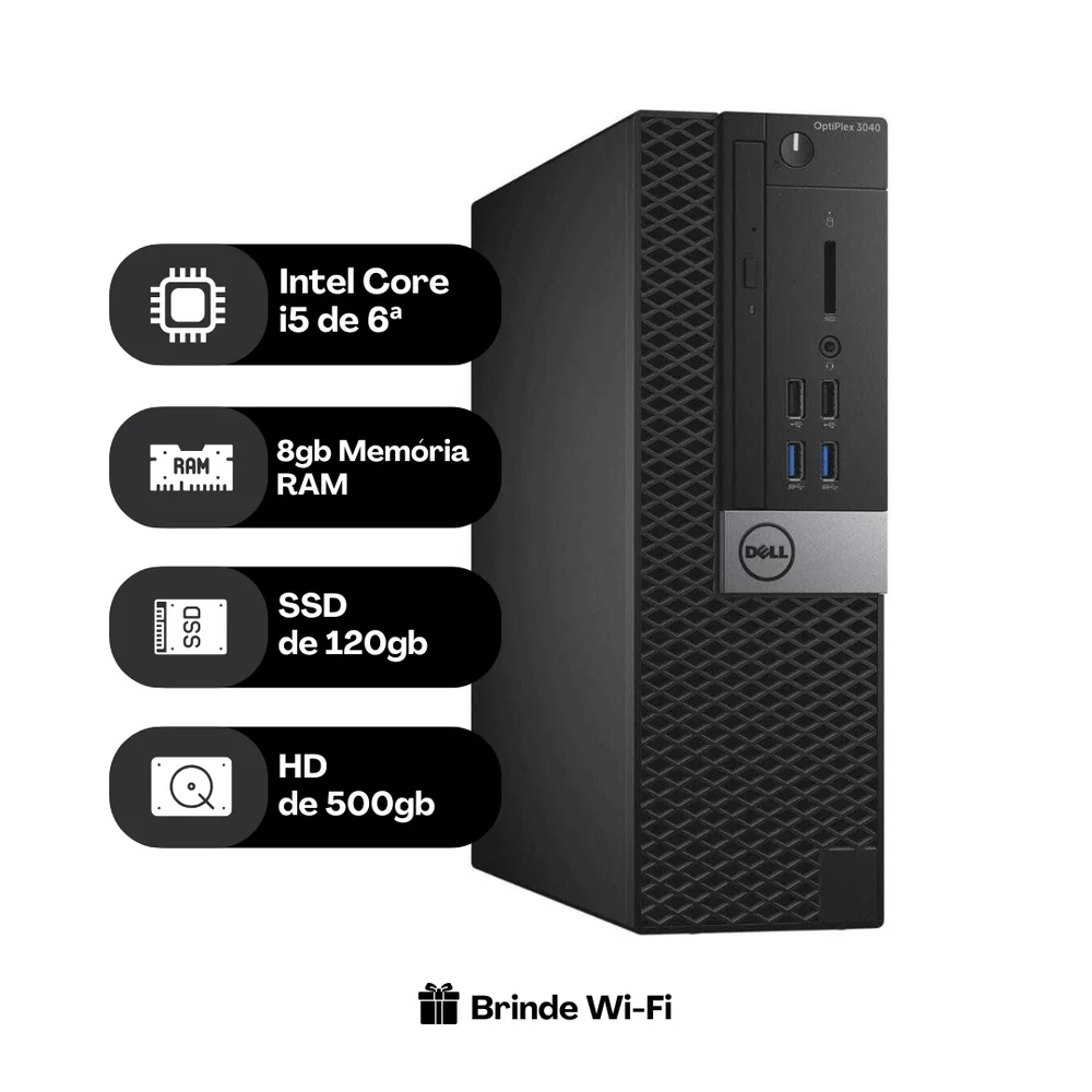 Computador Dell Optiplex 3040 i56500 KaBuM