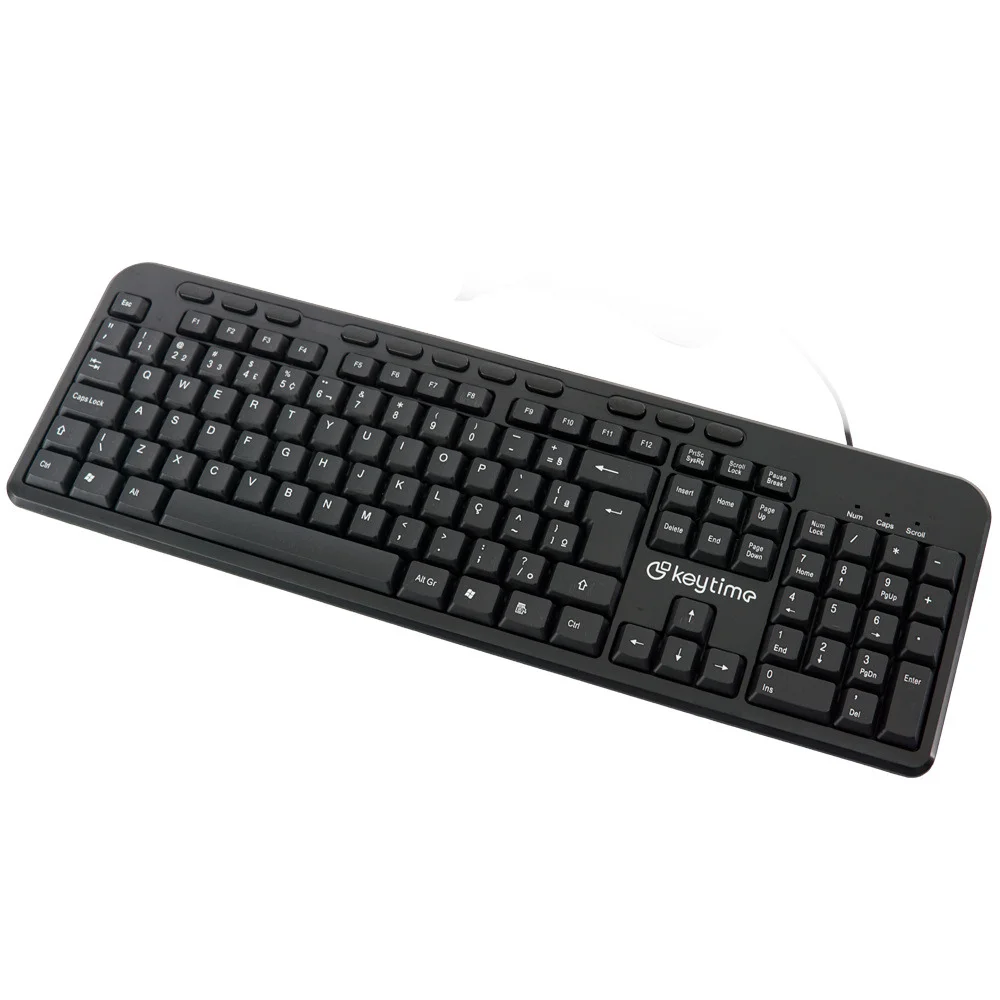 Imagem 4 de 4 do produto Teclado Keytime Office Keycraft Usb2.0 Abnt2 Preto