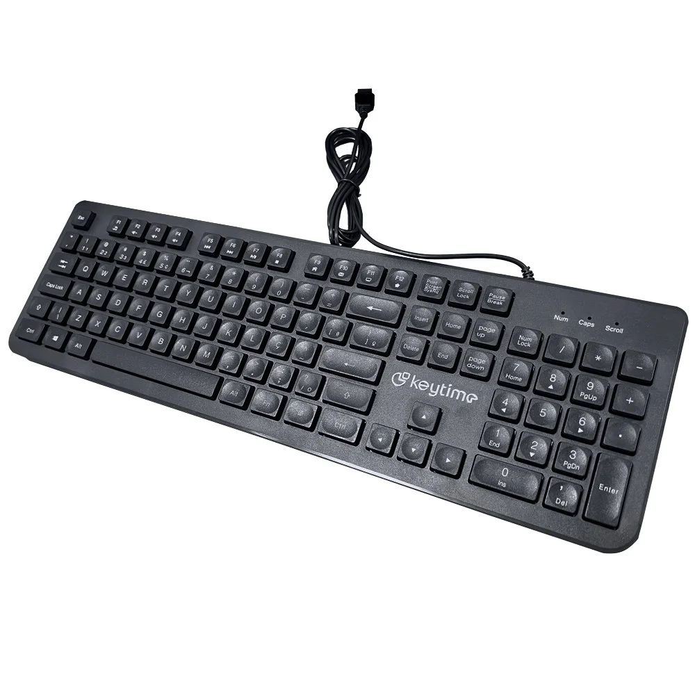 Imagem 5 de 5 do produto Teclado Keytime Office Proboard Usb2.0 Abnt2 Preto