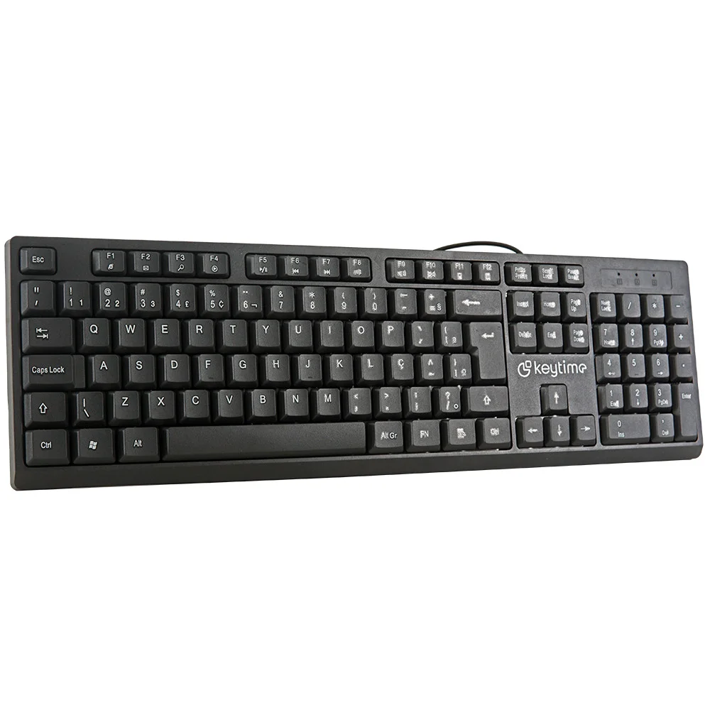 Imagem 2 de 5 do produto Teclado Membrana Keytime Office Typeflow Usb2.0 Abnt2 Preto