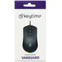 Mouse Keytime Office Vanguard 4 Botões C/fio 2400dpi RGB Preto